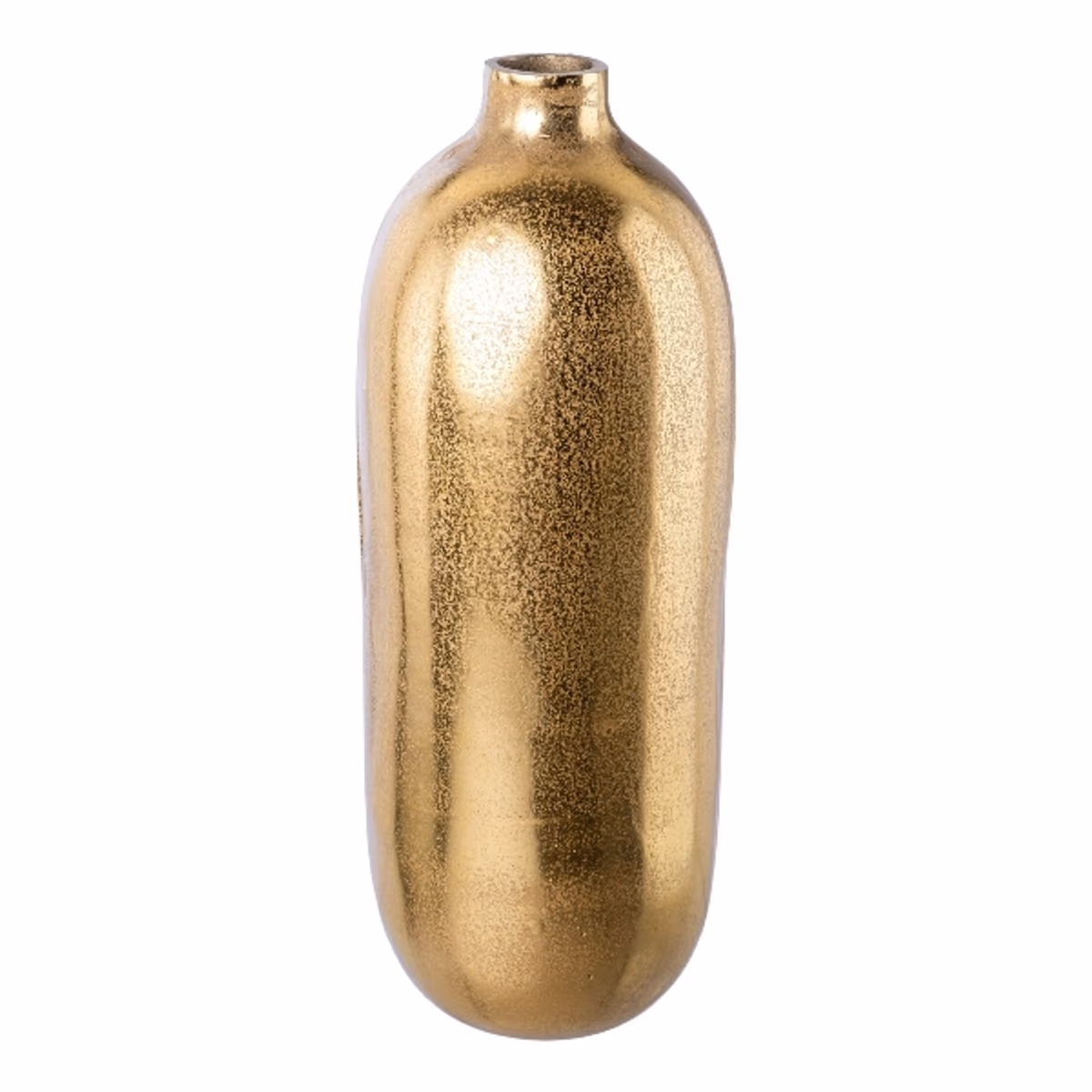 Bodenvase Gold 50cm BASE Aluminimium-Vase groß Deko 